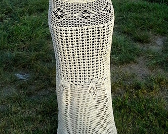 hippie crocheted skirt/dress pattern