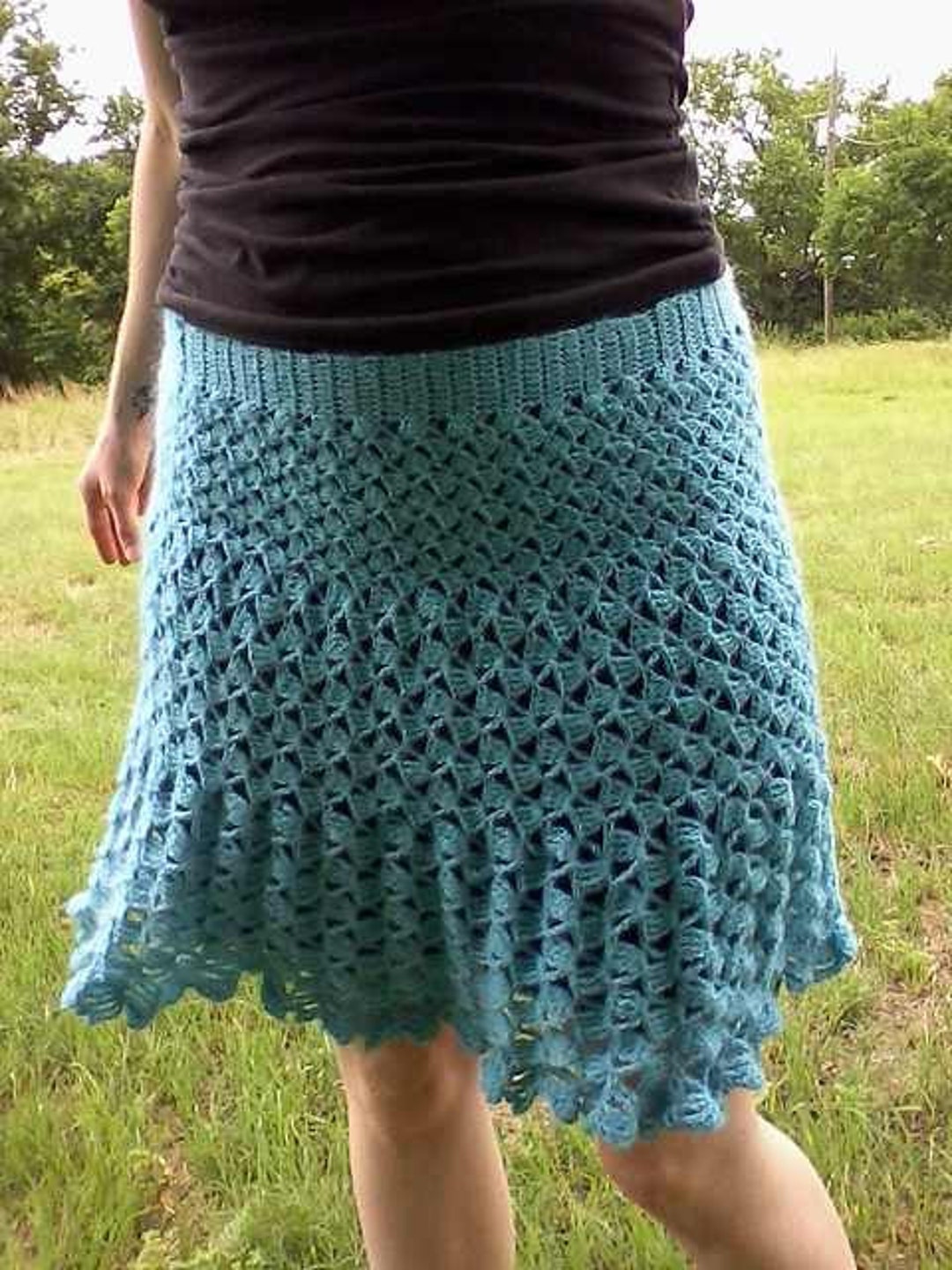 Lacy Days of Summer Crocheted Skirt - Etsy