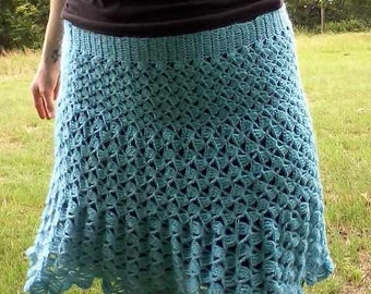 Lacy Days of Summer Crocheted Skirt