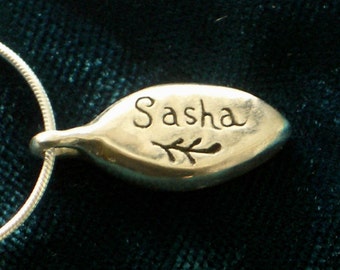 PERSONALIZED Pendant with your Childs Name and Birthdate