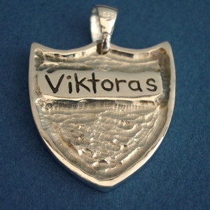 Large Lithuanian Vytis Pendant for Men Can be Personalized image 2