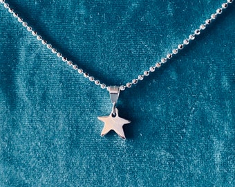 Little Sterling Silver Star Necklace Ready to Ship!