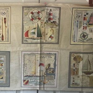 Michael Miller Fabrics Nautical Sewing Panel DCX9853 #makingitfun