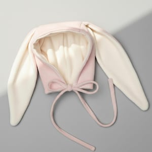 Patron de couture bonnet pour bébé avec oreilles de lapin : du nouveau-né à 24 mois (Patron PDF en anglais)