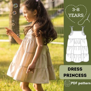 Prinzessinnen Kleid mit Rüschen