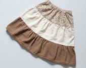 Ruffled Skirt Sewing Pattern: Kids Sizes 2-7 Years (PDF Pattern)