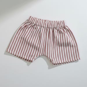 Patrón de costura para pantalones cortos de bebé: Recién nacido a 3 años (Patrón PDF)