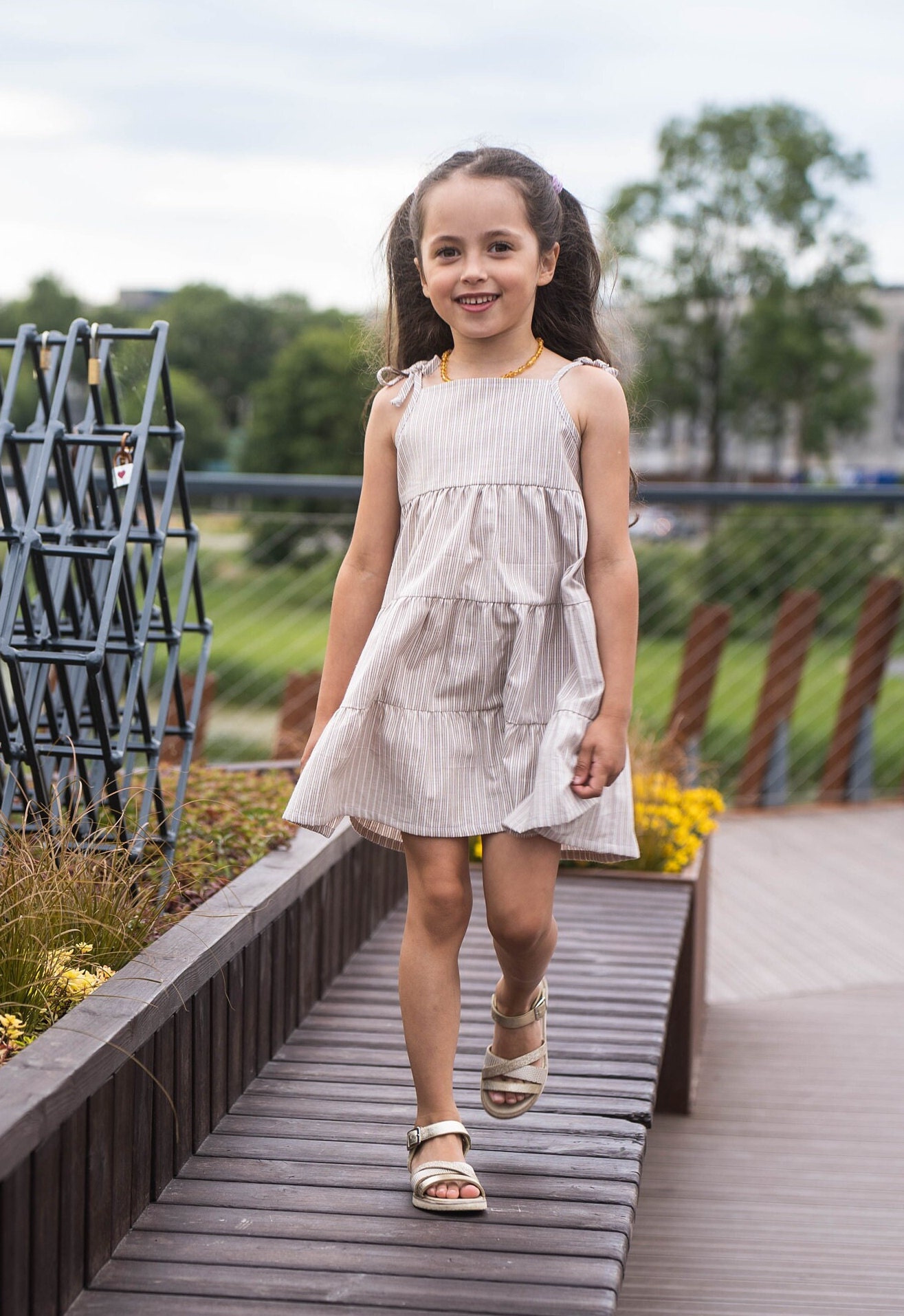 Ruffled Princess Dress Sewing Pattern: Girls Sizes 3-8 (PDF Pattern) - Etsy