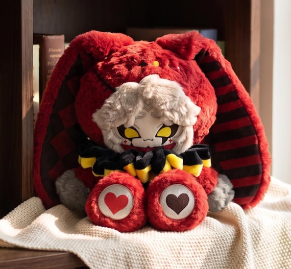 30cm Anime The Freak Circus Pierrot Kawaii Plush Doll Anime Stuffed Toy Keychain Bag Charm Pendant Mascot Birthday Gift Xmas