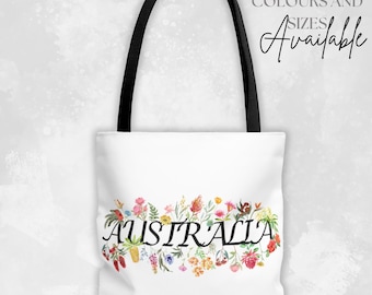 Australian Native Flower Tote Bag | Native flora Beach Bag | Australia Tote Bag | Australia Gift for her | Australia Souvenir | Beach Tote