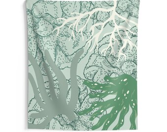 Abstract coastal Tapestry