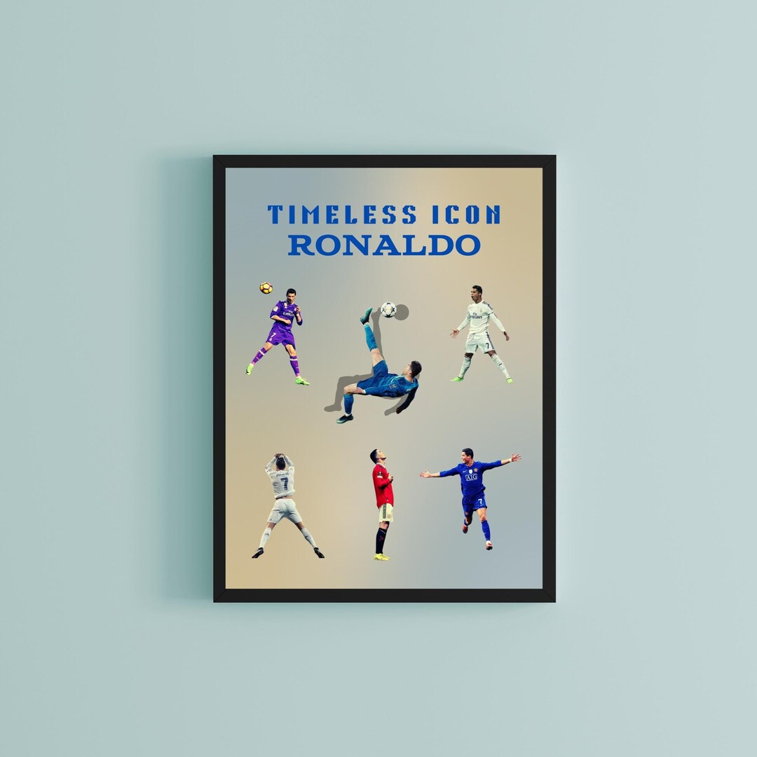 Cristiano Ronaldo Art Print: Iconic Football Moments (digital Download