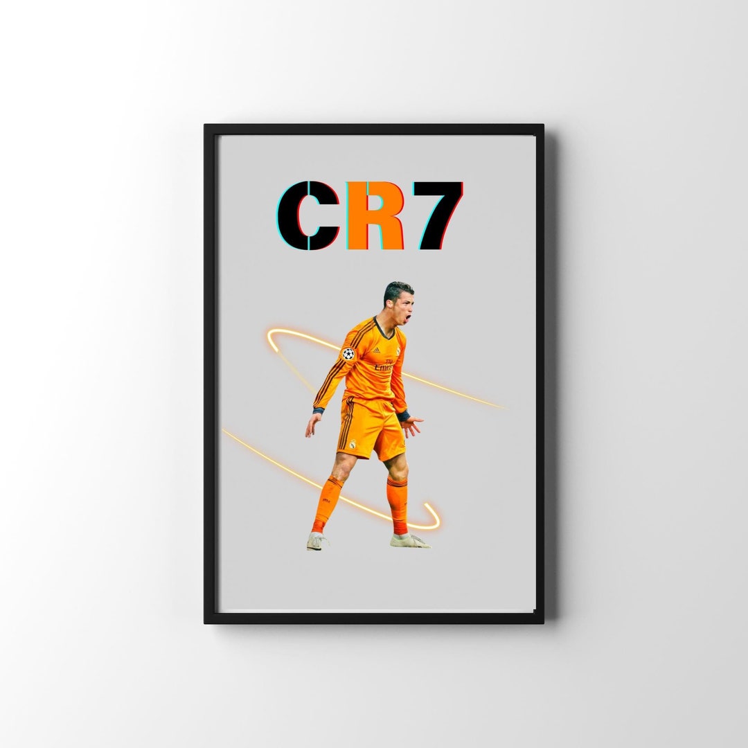 Cristiano Ronaldo Minimalist Art Print: Football Icon (digital Download ...