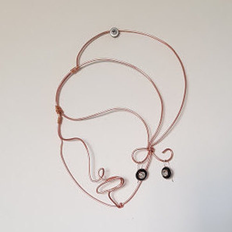 Hand Made Wire Jewelry Holder Wall Hanger Three Styles to Etsy