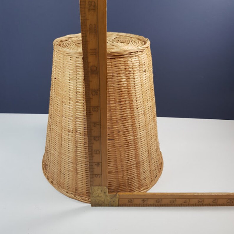 Retro Large Cane Pot Plant Holder Original 1970's Recycle Etsy