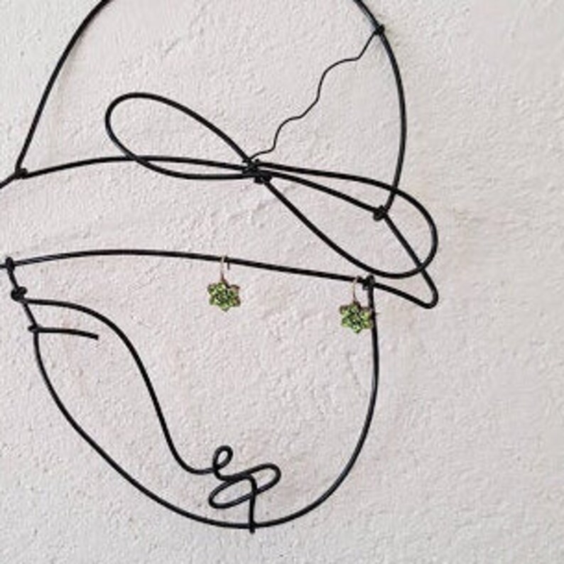 Hand Made Wire Jewelry Holder Wall Hanger Three Styles to Etsy
