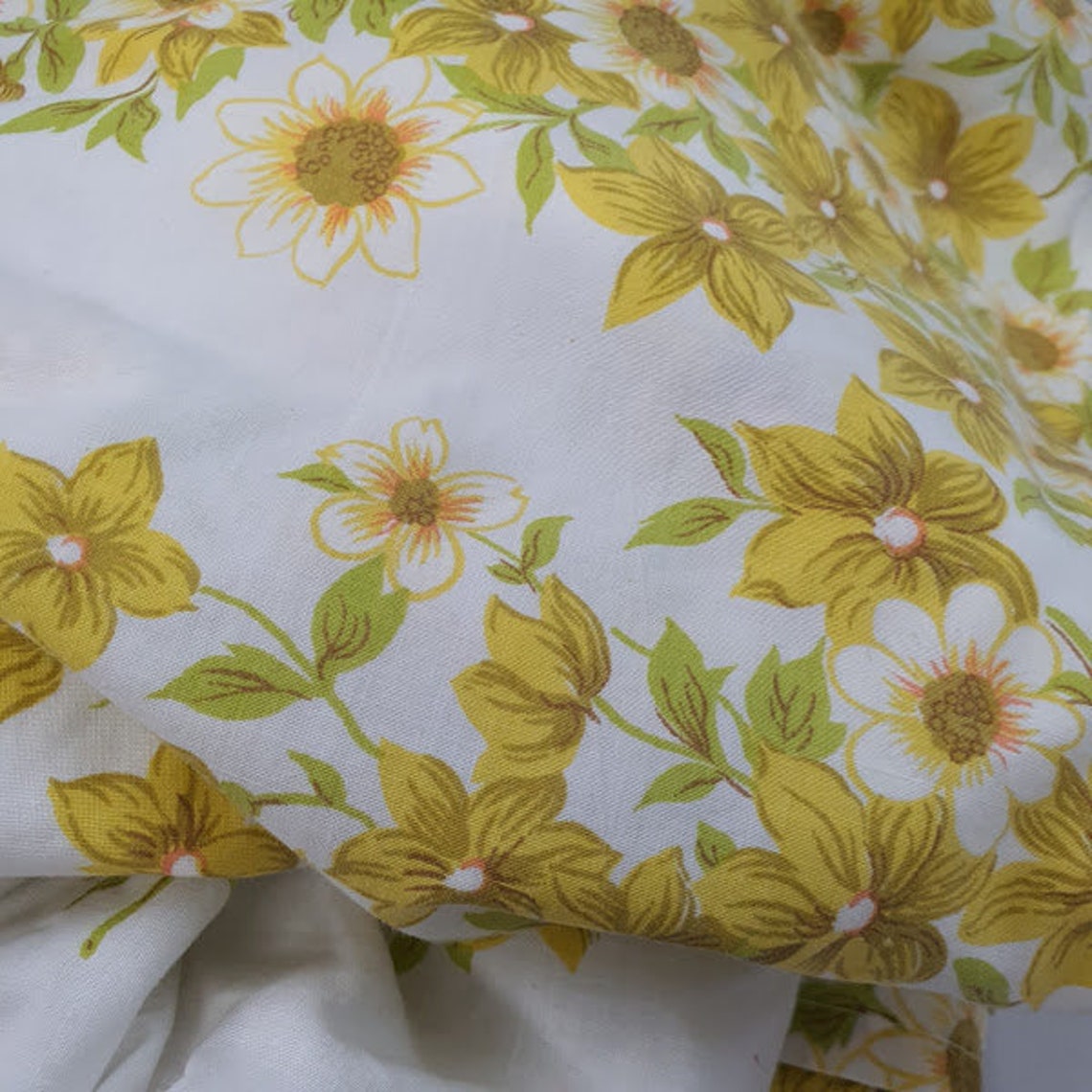 Vintage Floral Retro Sheet Set Single Bed size made in | Etsy