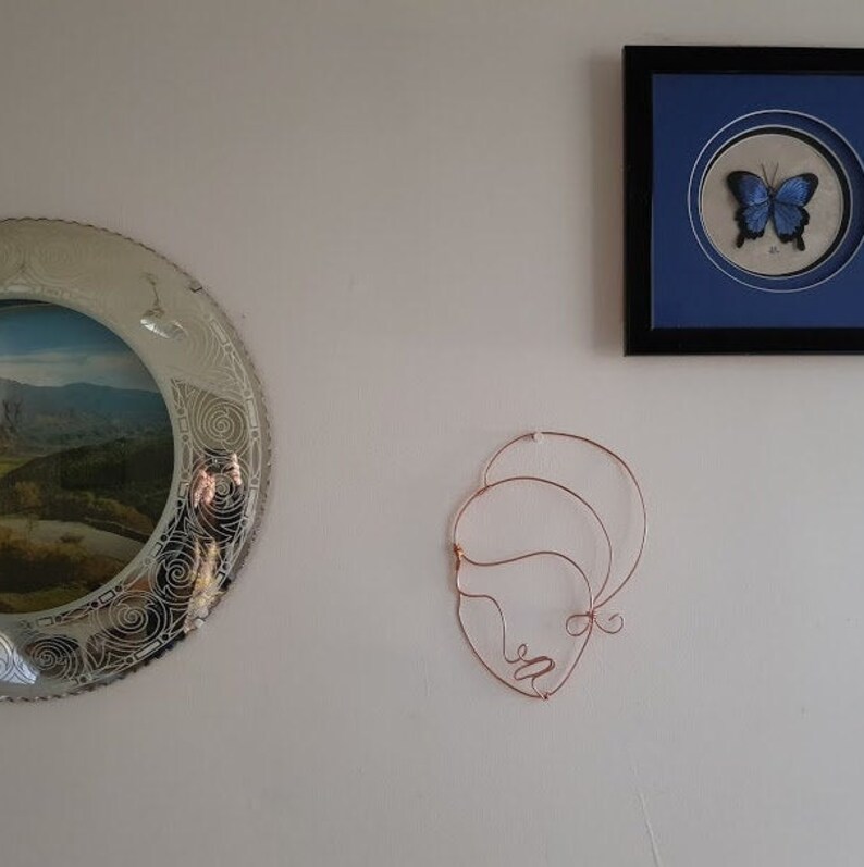 Hand Made Wire Jewelry Holder Wall Hanger Three Styles to Etsy