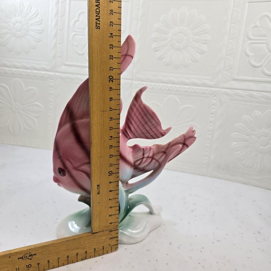 Vintage Japan Made Glossy Ceramic Tropical Fish 1950s 1960's