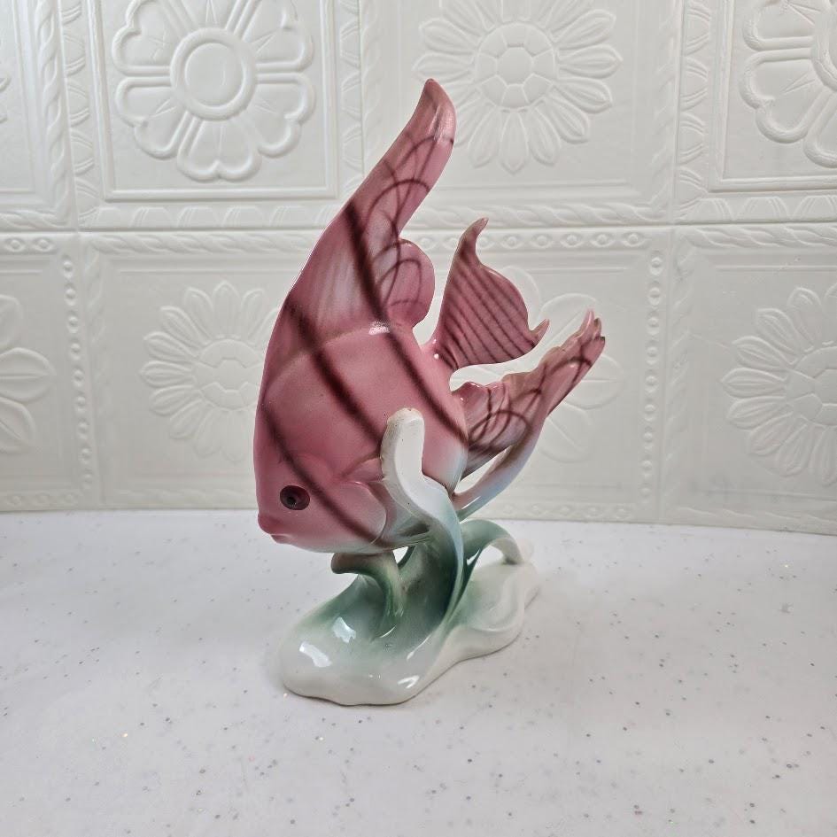 レナンドカフ YOURFACE 60's Tropical Fish Vintage Japan Made Glossy Ceramic Tropical Fish 1950s 1960's