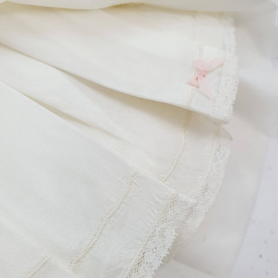 Beautiful Cream Full Gathered and Smocked Voile C… - image 4