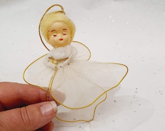 Retro Christmas Angle Vintage Pastel Retro Doll Christmas Decoration