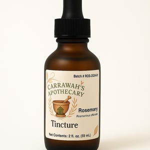 Rosemary Tincture – Handmade Herbal Extract 2 oz