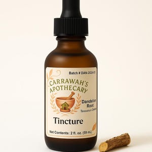 Dandelion Root Tincture 2 oz – Handmade Herbal Extract