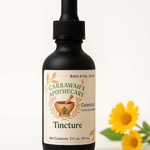 Calendula-tinctuur 2 oz – handgemaakt kruidenextract