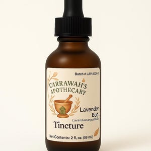 Lavender Bud Tincture – Handmade Herbal Extract 2 oz