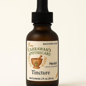 Henbit Tincture 2 oz – Handmade Herbal Extract