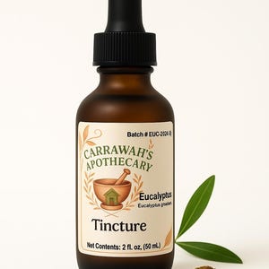 Eucalyptus Tincture 2 oz – Handmade Herbal Extract