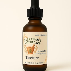 Lemongrass (Ground) Tincture – Handmade Herbal Extract 2 oz