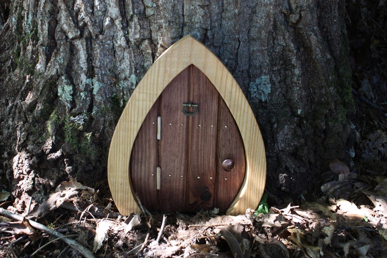 Gnome Door 10 with dark door knocker Etsy