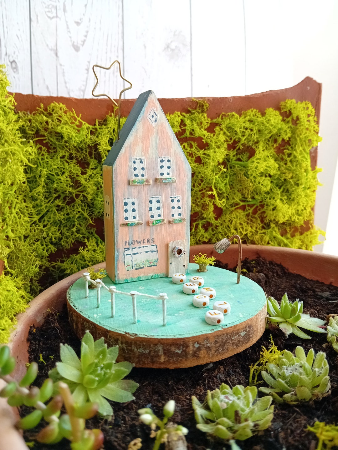 Operitacx Miniatur-Feentüren Aus Holz – 10 Stück, Unlackiert | Für Feengarten, Deko & Basteln | 9,9 X 6,3 Cm