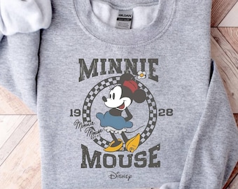 Retro Minnie Mouse Shirt, Vintage Minnie Sweatshirt,