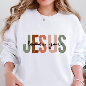 Jesus Loves You i'm Tryin Christian Sweatshirt, Bible Verse Hoodie, Aesthetic Christian Sweatshirts, Jesus Hoodie, Church Sweatshirt