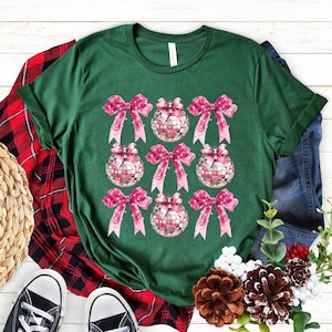 New Year Disco Ball Shirt: Hand-Pressed Holiday Tee