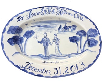 Large Custom Platter - Wedding