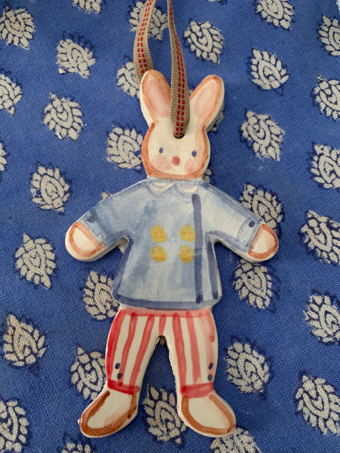 Easter Ornament Bunny Ornament . Handmade Gift for Kids Etsy