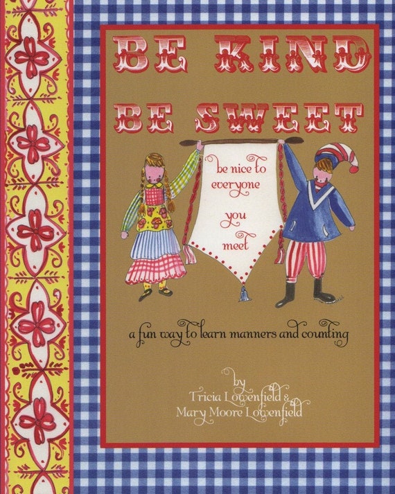 Children's Book be Kind Be Sweet Be Nice to Everyone Etsy