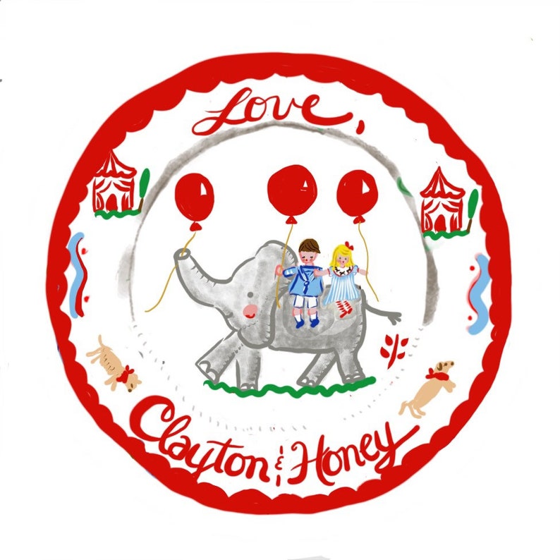 Multiple Children Sticker Gift Tags Custom Round Sticker Gift - Etsy