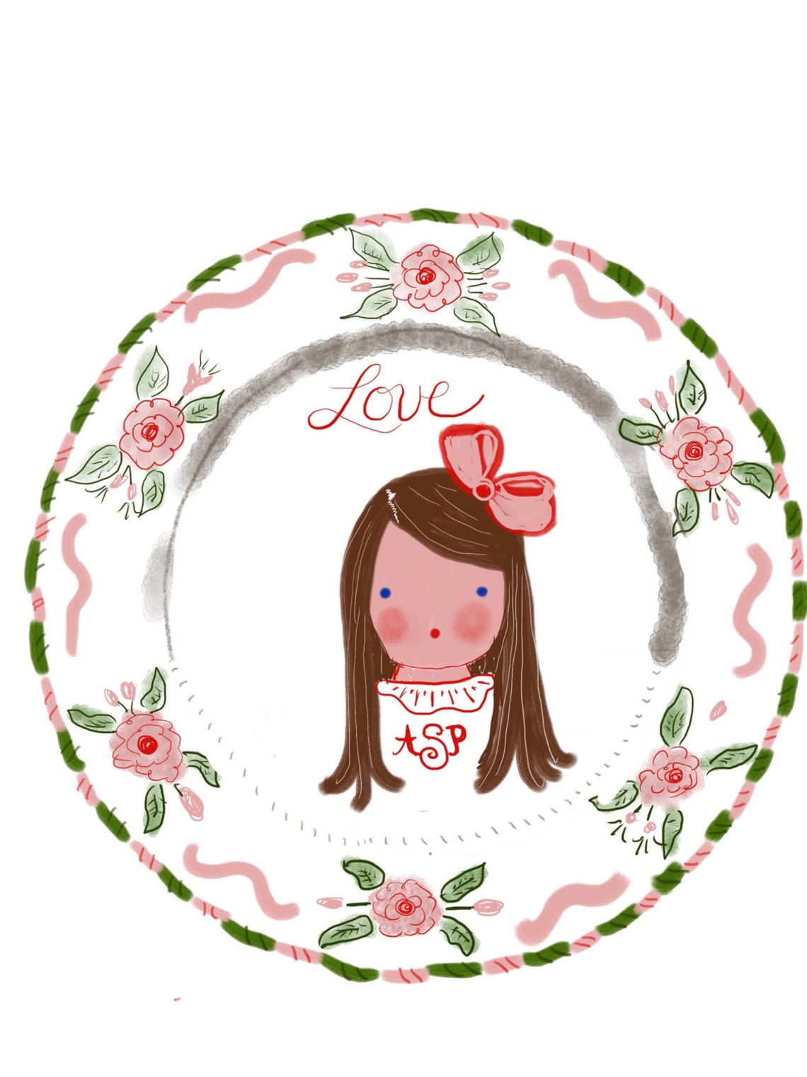 Sticker Gift Tags Custom Round Sticker Gift Tag Portrait Etsy