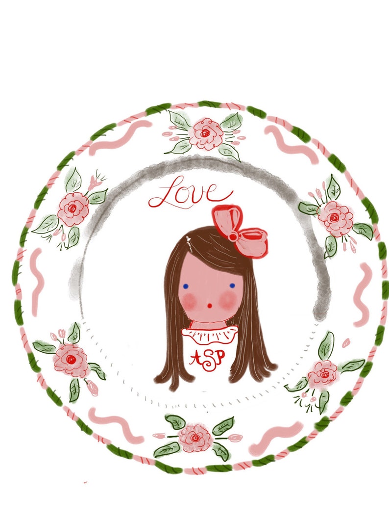 custom Round Sticker Gift Tag personalized Sticker Gift Tags Portrait tags