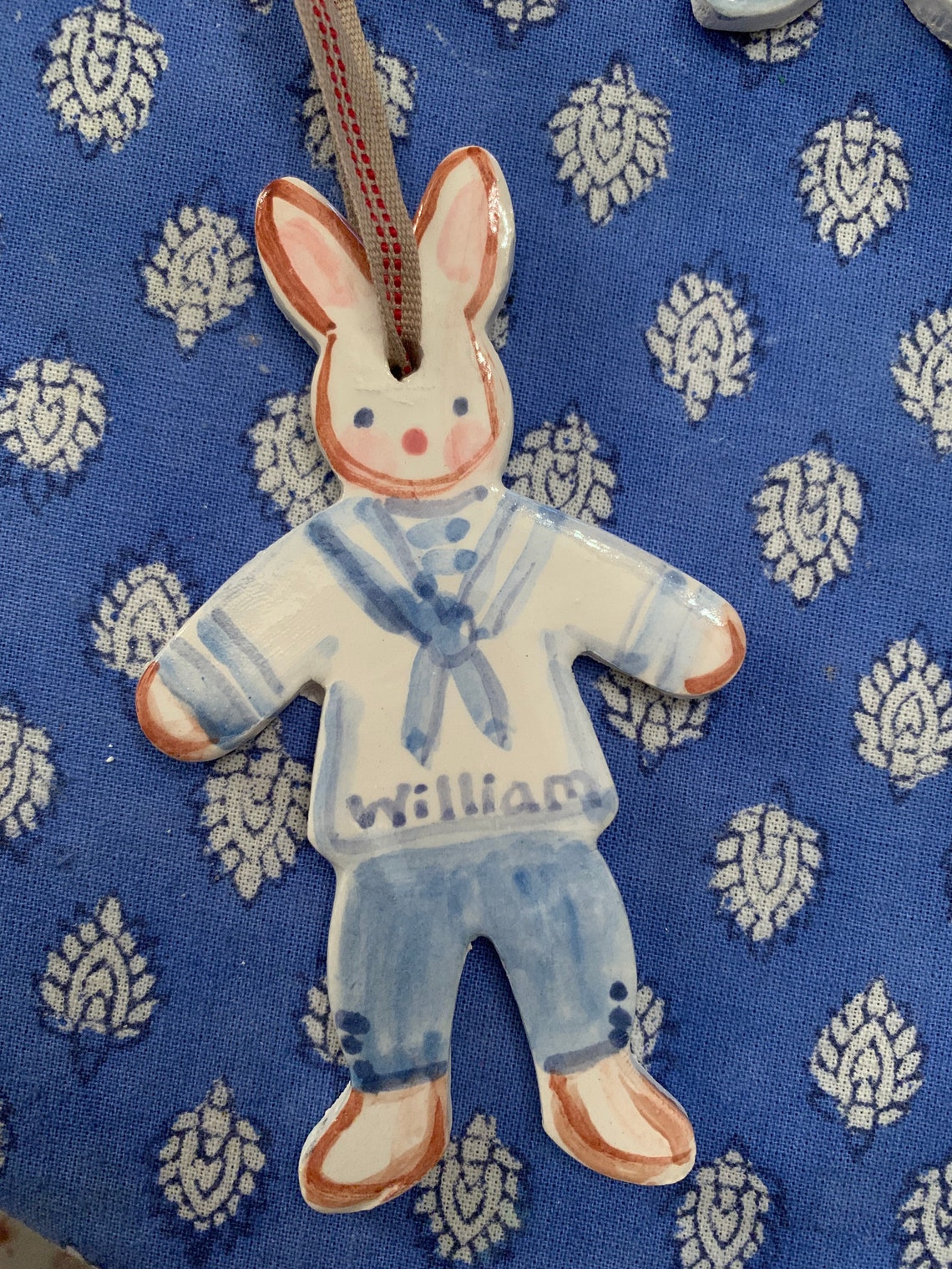 Easter Ornament Bunny Ornament . Handmade Gift for Kids Etsy