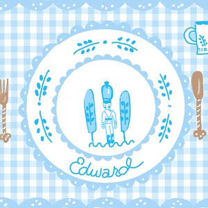 Laminated Placemat - Pastel Soldier