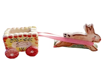 Easter Bunny with Cart