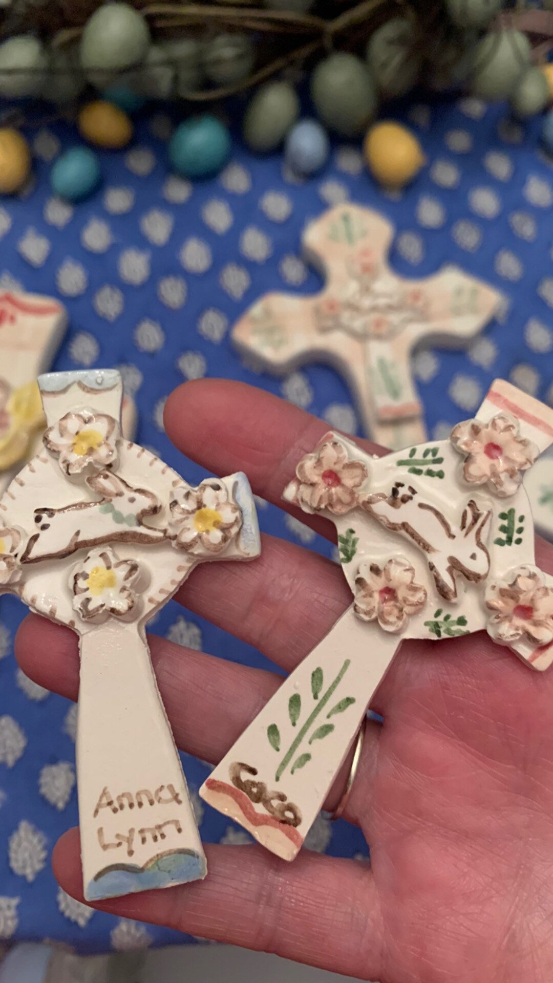 Ceramic Cross ,cradle Cross, Ceramic Christening Gift, Baptism Gift Etsy