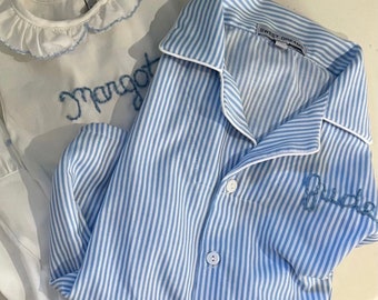 Hand Embroidered Pajamas