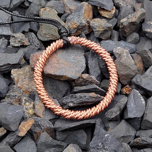 Handmade Tensor Ring–8-Strand Copper Weave–Energy Tool for Healing; 177MHz (1/4)
